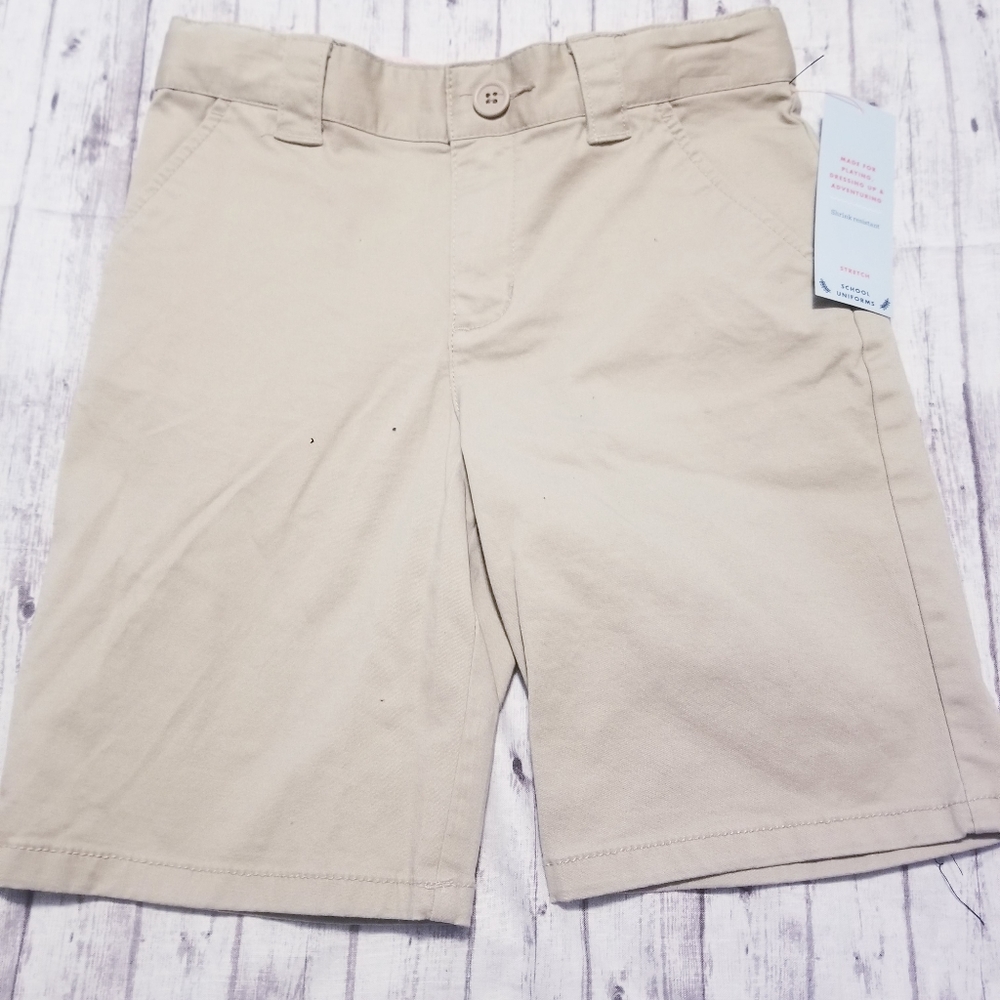 Uniform khaki shorts